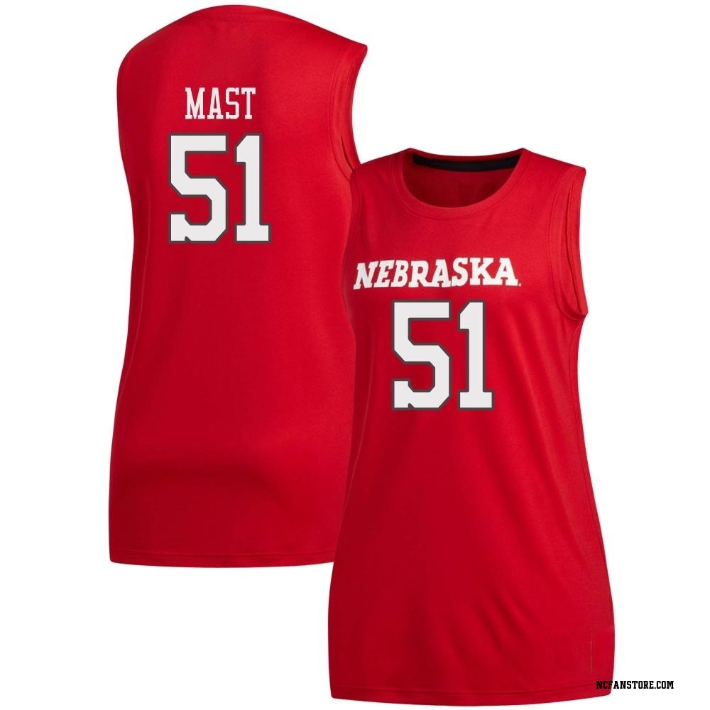 Women's Rienk Mast Nebraska Cornhuskers Replica Basketball